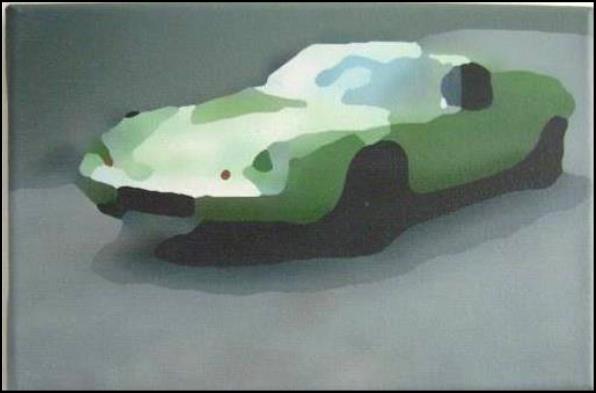 Lotus Europa - Artwork by Climms Craft - Artist on Classic Cars and Landscapes