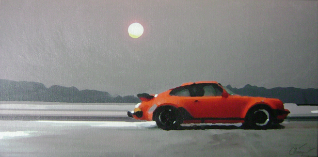 Porsche 930 Turbo Artwork by Climms - Artist on Classic Cars and Landscapes